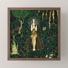 1921 Classical Masterpiece 'Flowers and Flames' by Kay Nielsen Mini Art Print
