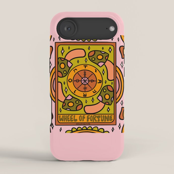 10. Wheel of Fortune Mushroom iPhone Case
