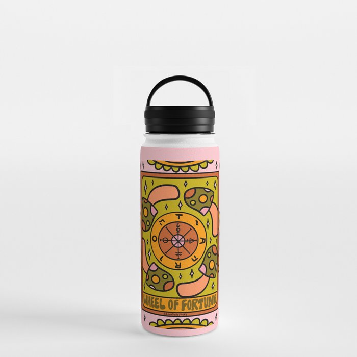 10. Wheel of Fortune Mushroom Water Bottle