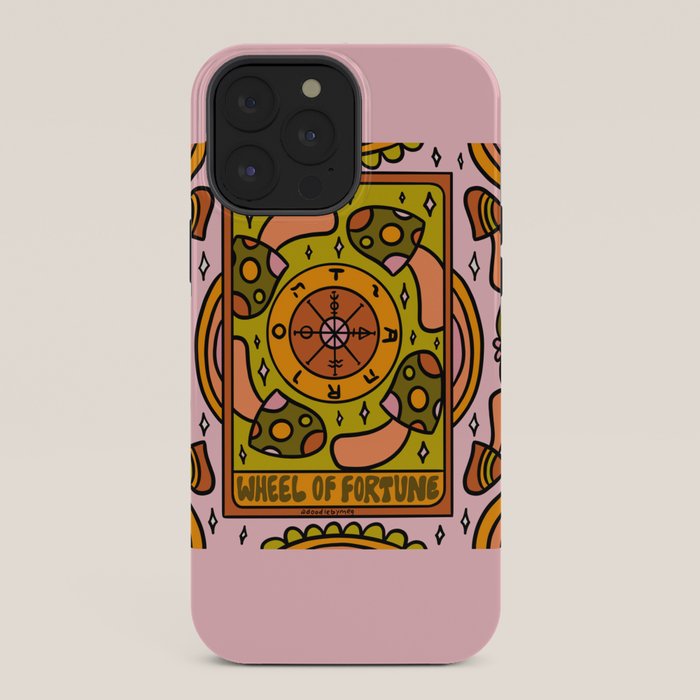 10. Wheel of Fortune Mushroom iPhone Case