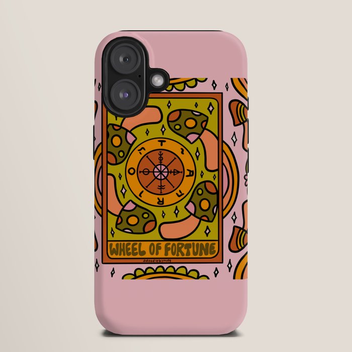 10. Wheel of Fortune Mushroom iPhone Case