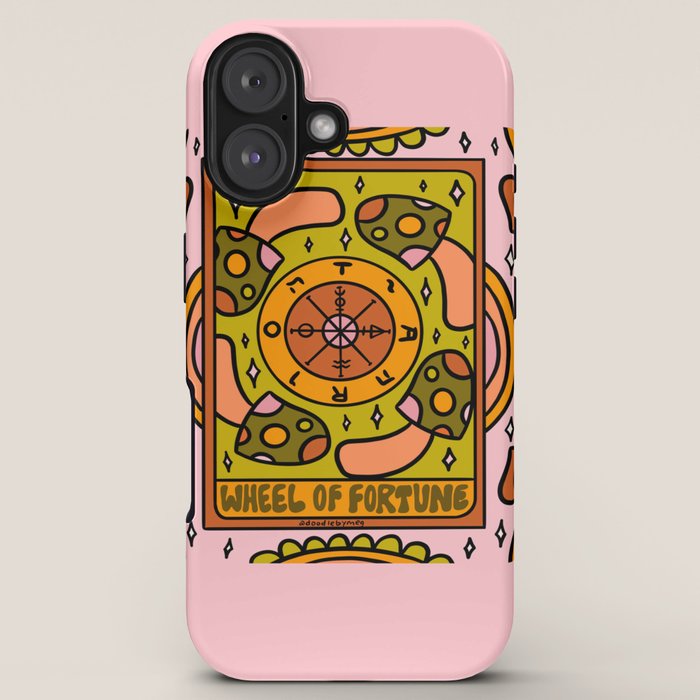 10. Wheel of Fortune Mushroom iPhone Case