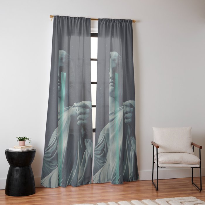 a kind of Sorrow Window Curtain