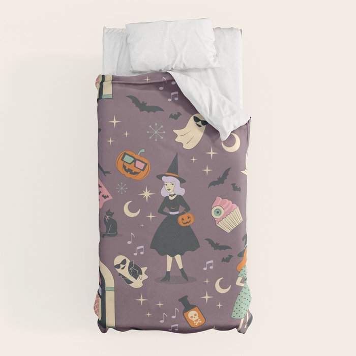 50s Witch Vibes Duvet Cover