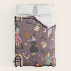 50s Witch Vibes Duvet Cover