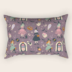 50s Witch Vibes Rectangular Pillow