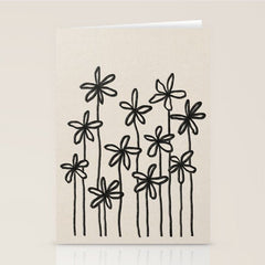 A Field Of Flowers Stationery Card