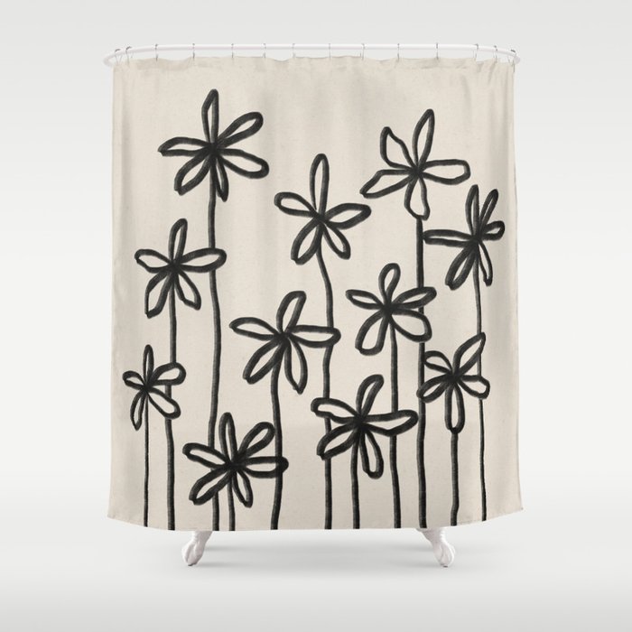 A Field Of Flowers Shower Curtain