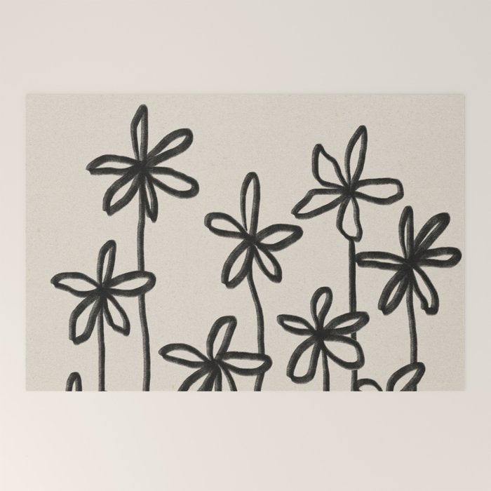 A Field Of Flowers Welcome Mat