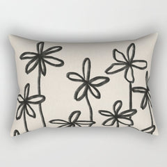 A Field Of Flowers Rectangular Pillow