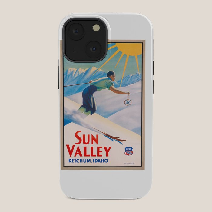 1940 Sun Valley Union Pacific Poster iPhone Case