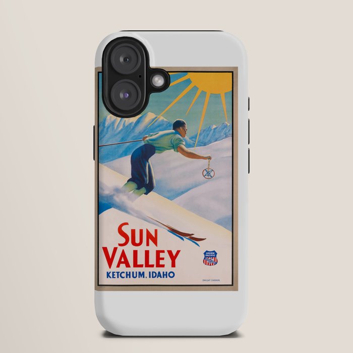 1940 Sun Valley Union Pacific Poster iPhone Case