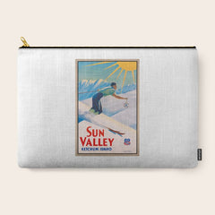 1940 Sun Valley Union Pacific Poster Carry All Pouch