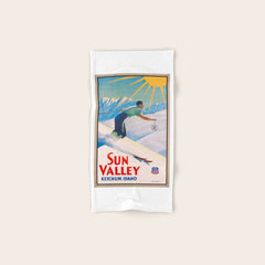 1940 Sun Valley Union Pacific Poster Bath Towel