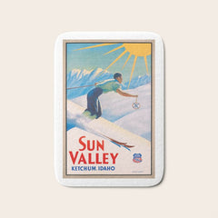 1940 Sun Valley Union Pacific Poster Bath Mat