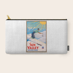 1940 Sun Valley Union Pacific Poster Carry All Pouch
