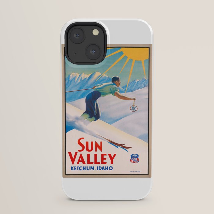 1940 Sun Valley Union Pacific Poster iPhone Case
