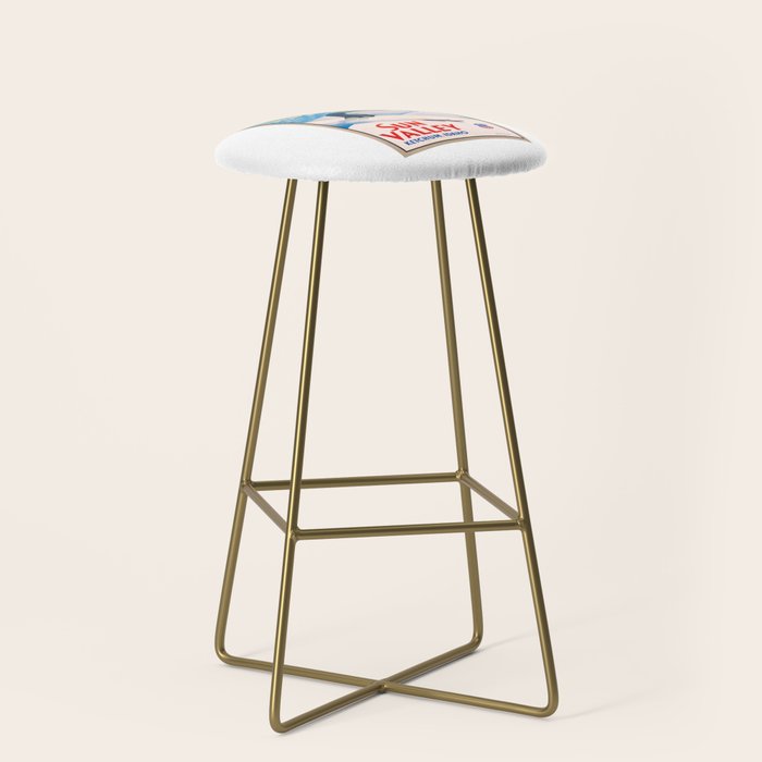 1940 Sun Valley Union Pacific Poster Stool