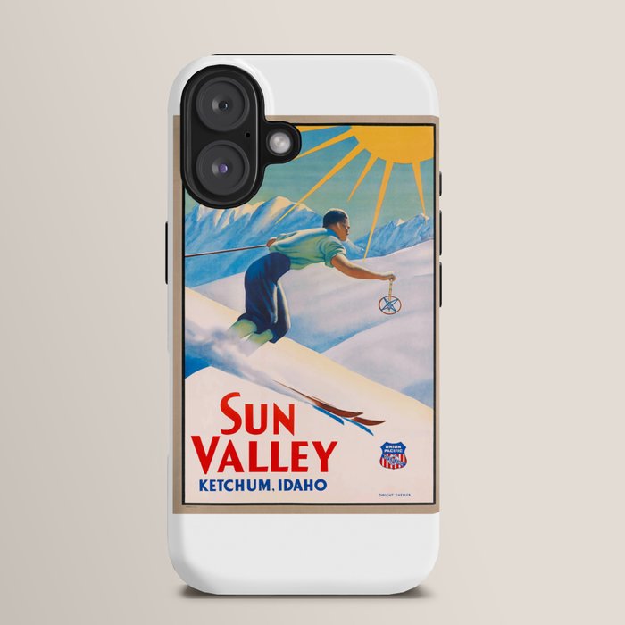 1940 Sun Valley Union Pacific Poster iPhone Case