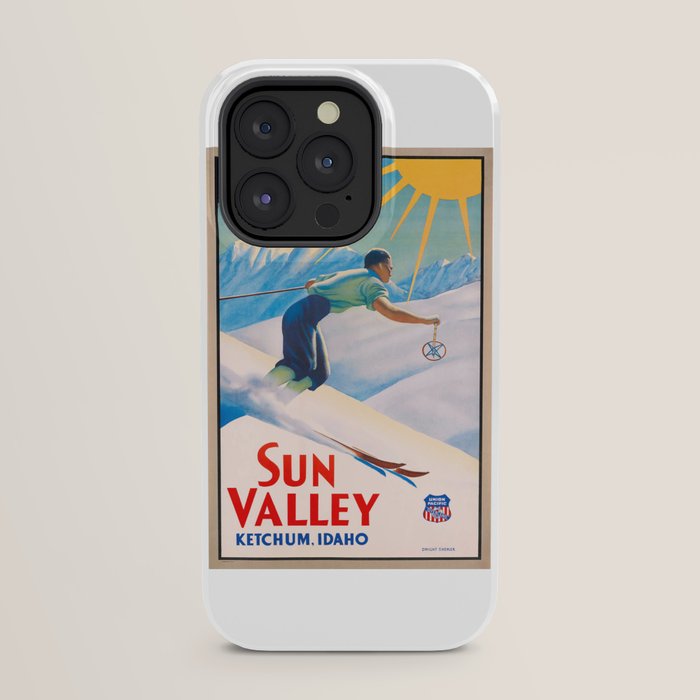 1940 Sun Valley Union Pacific Poster iPhone Case