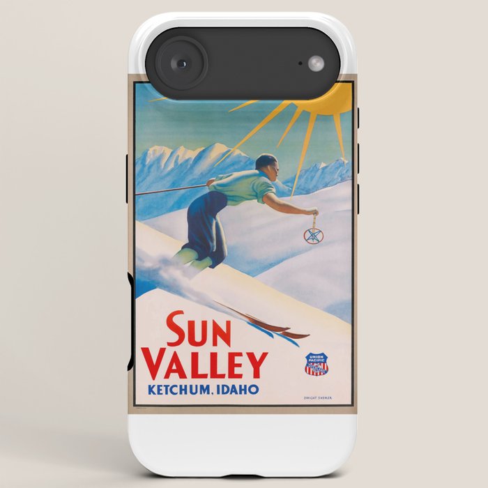 1940 Sun Valley Union Pacific Poster iPhone Case