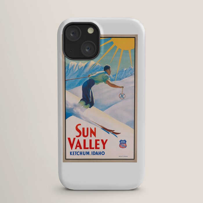 1940 Sun Valley Union Pacific Poster iPhone Case