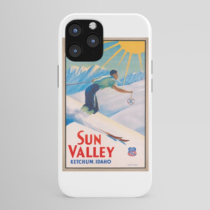 1940 Sun Valley Union Pacific Poster iPhone Case