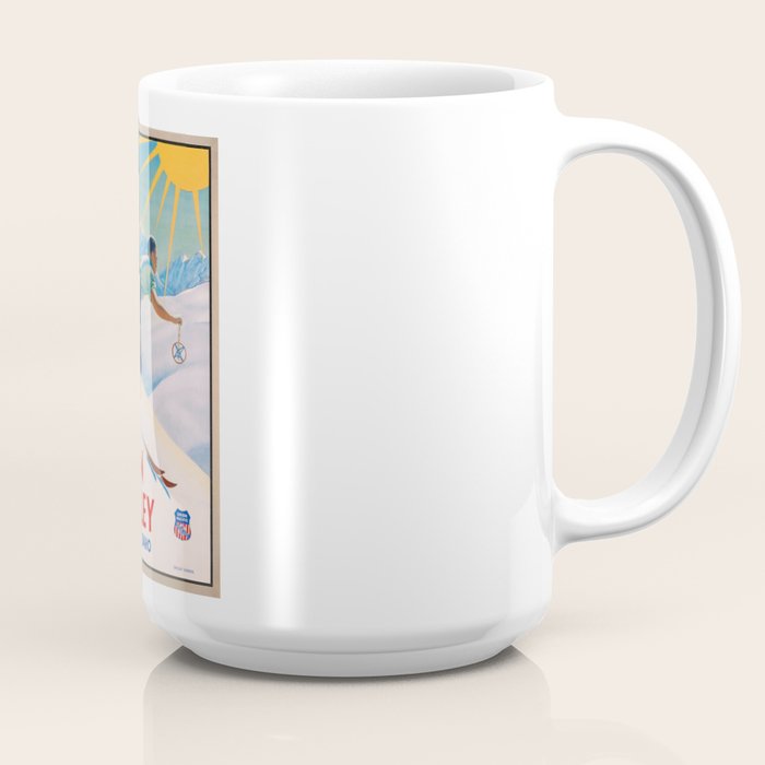 1940 Sun Valley Union Pacific Poster Coffee Mug