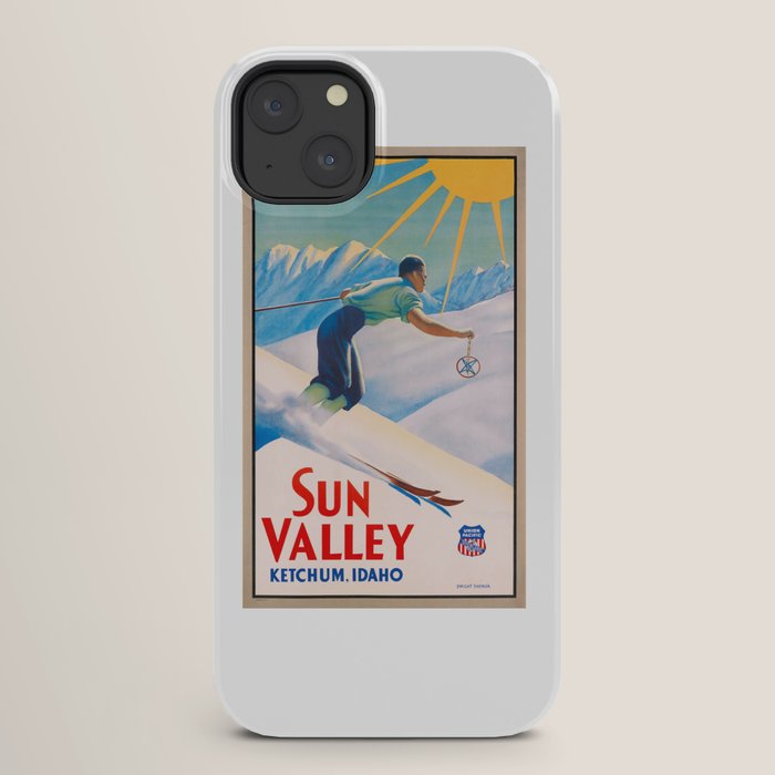1940 Sun Valley Union Pacific Poster iPhone Case