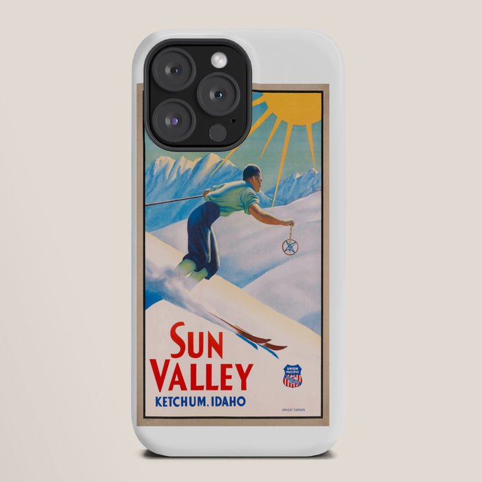 1940 Sun Valley Union Pacific Poster iPhone Case