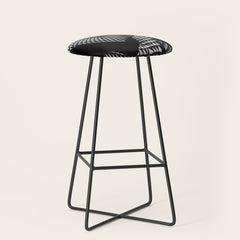 0622-JAL Heart Shape Pattern on Breasts and Nude Body Abstracted by Optical Patten Stool