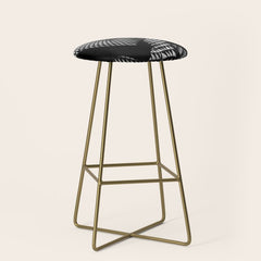 0622-JAL Heart Shape Pattern on Breasts and Nude Body Abstracted by Optical Patten Stool
