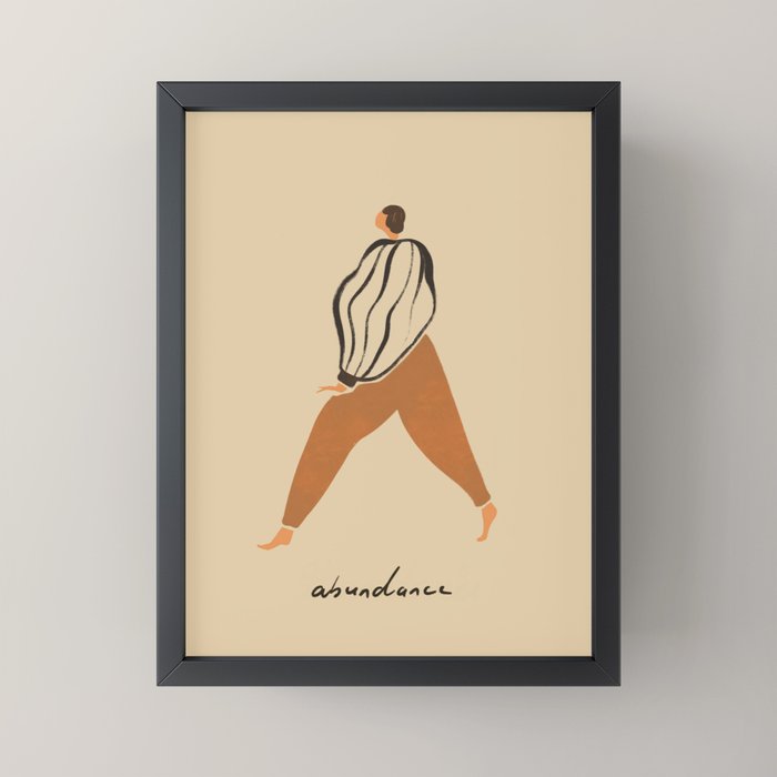 A for Abundance Mini Art Print
