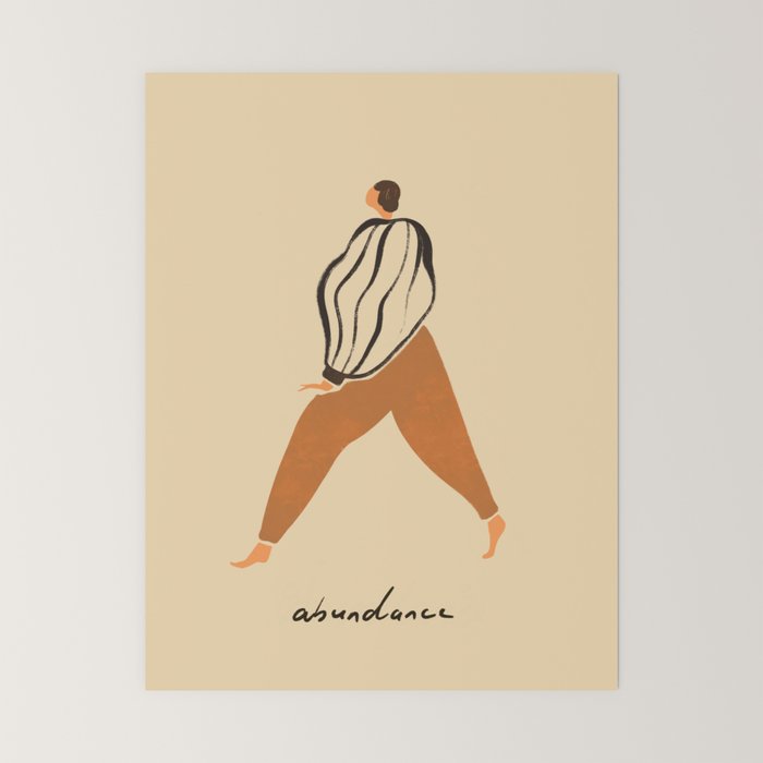 A for Abundance Mini Art Print