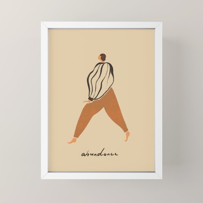 A for Abundance Mini Art Print