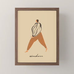 A for Abundance Mini Art Print