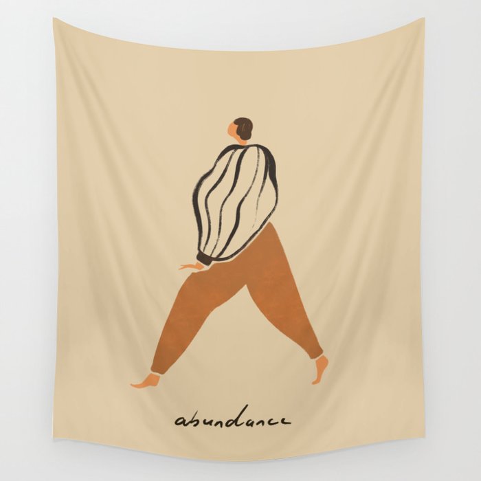 A for Abundance Wall Tapestry
