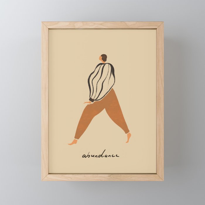 A for Abundance Mini Art Print