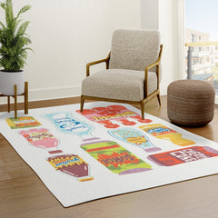 90s Drinks Rug