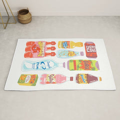90s Drinks Rug