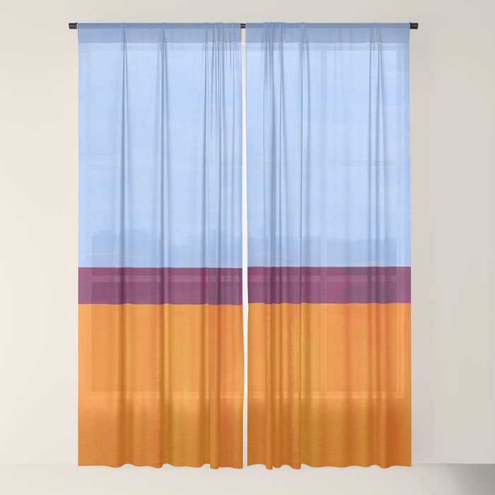 A House In Venice Window Curtain