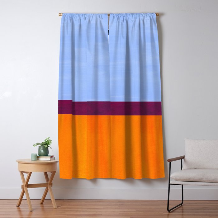A House In Venice Window Curtain