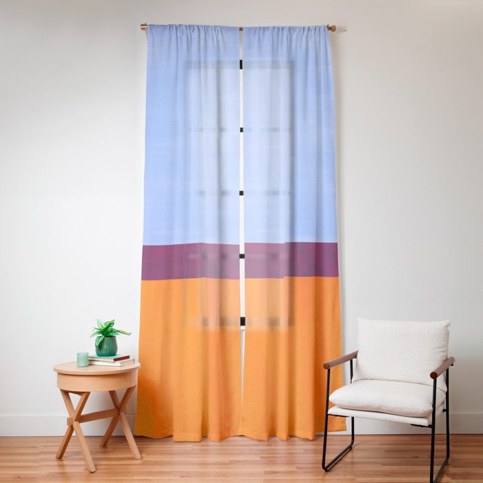 A House In Venice Window Curtain