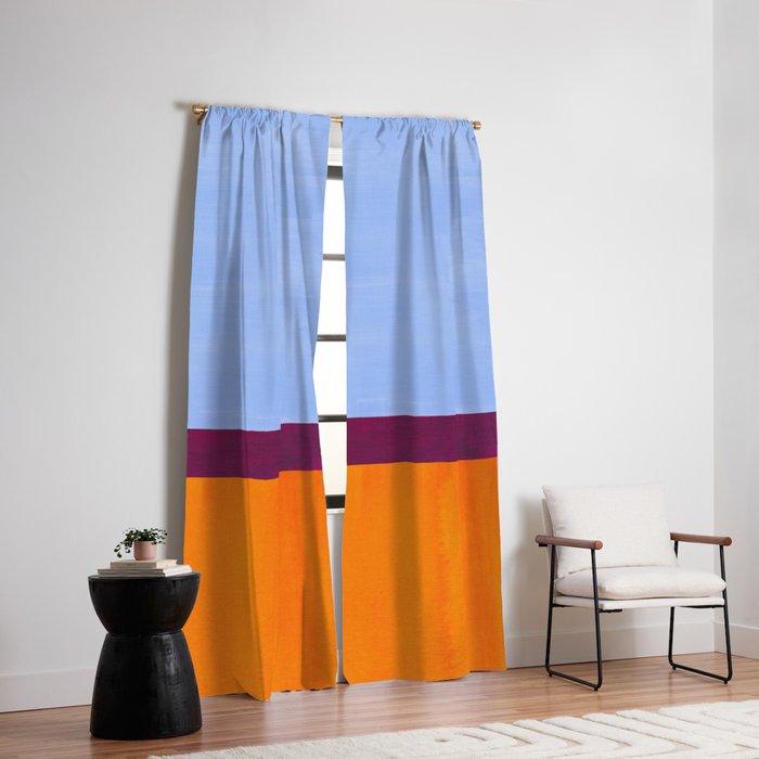 A House In Venice Window Curtain