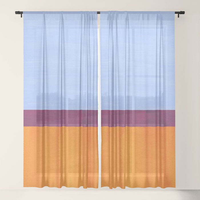 A House In Venice Window Curtain