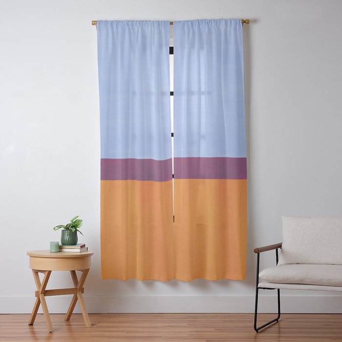 A House In Venice Window Curtain
