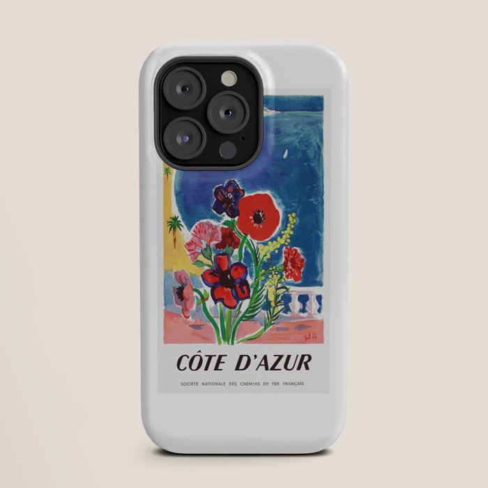 1947 FRANCE Cote d'Azur Travel Poster iPhone Case