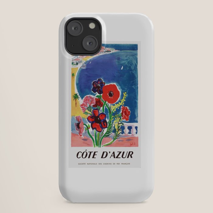 1947 FRANCE Cote d'Azur Travel Poster iPhone Case