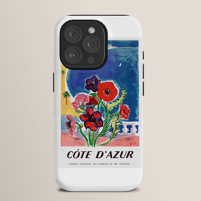1947 FRANCE Cote d'Azur Travel Poster iPhone Case