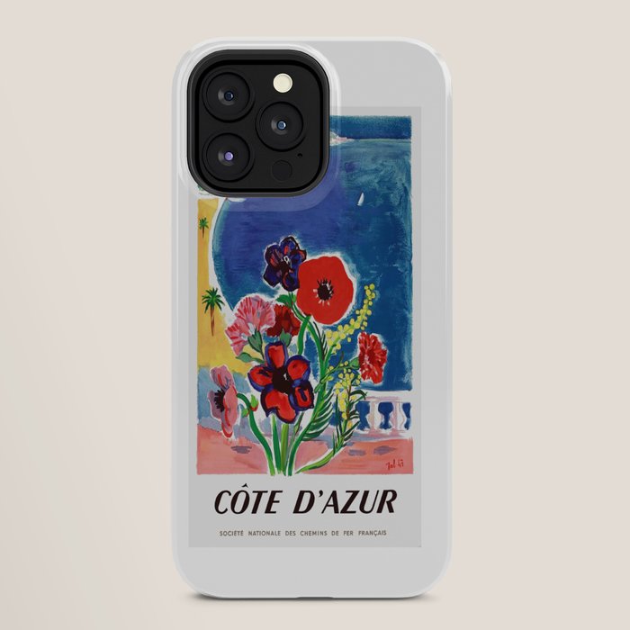 1947 FRANCE Cote d'Azur Travel Poster iPhone Case